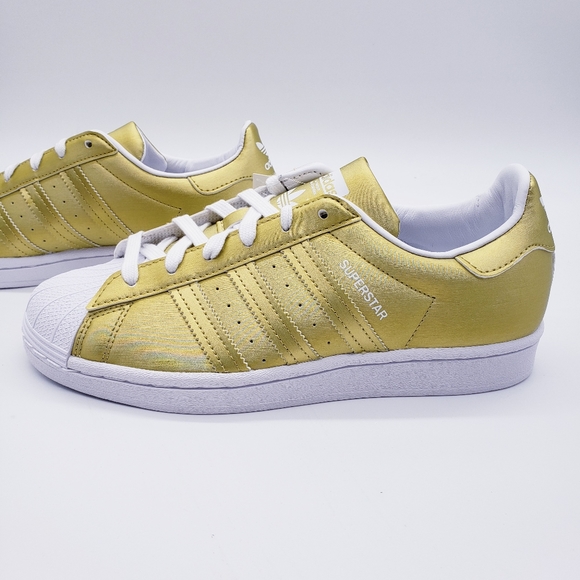 Adidas Superstar Metallic Gold Shell Toes - Picture 2 of 6